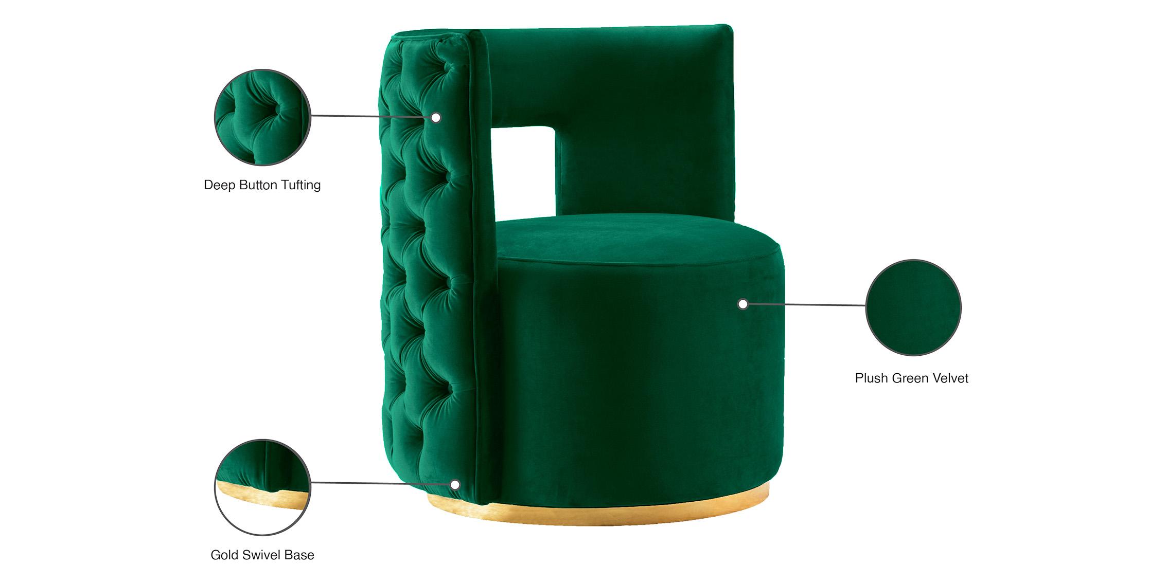 

    
594Green Meridian Furniture Accent Chair
