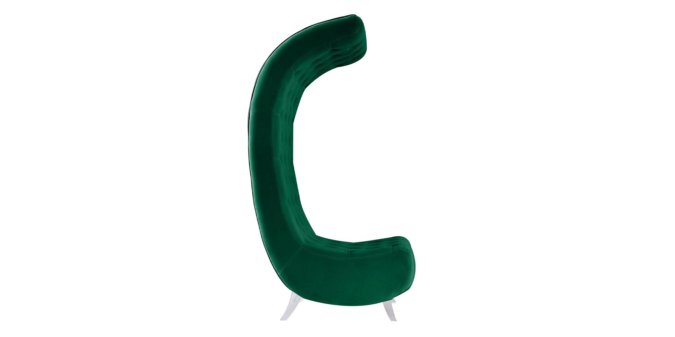 

        
Meridian Furniture CRESCENT 568Green-C Accent Chair Green Velvet 094308258201
