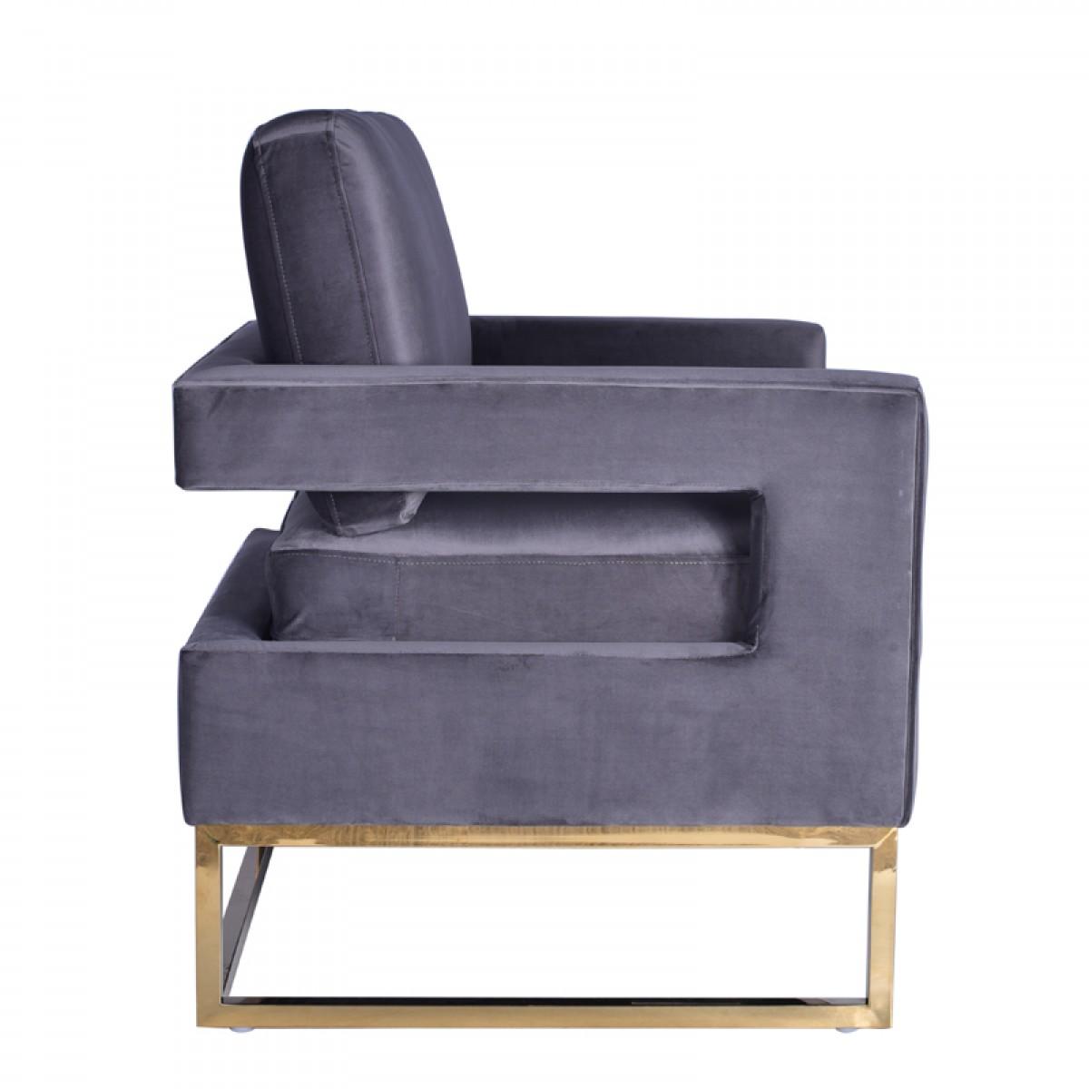 

    
VIG Furniture Modrest Edna Accent Chair Gray/Gold VGRH-RHS-AC-201-GRY
