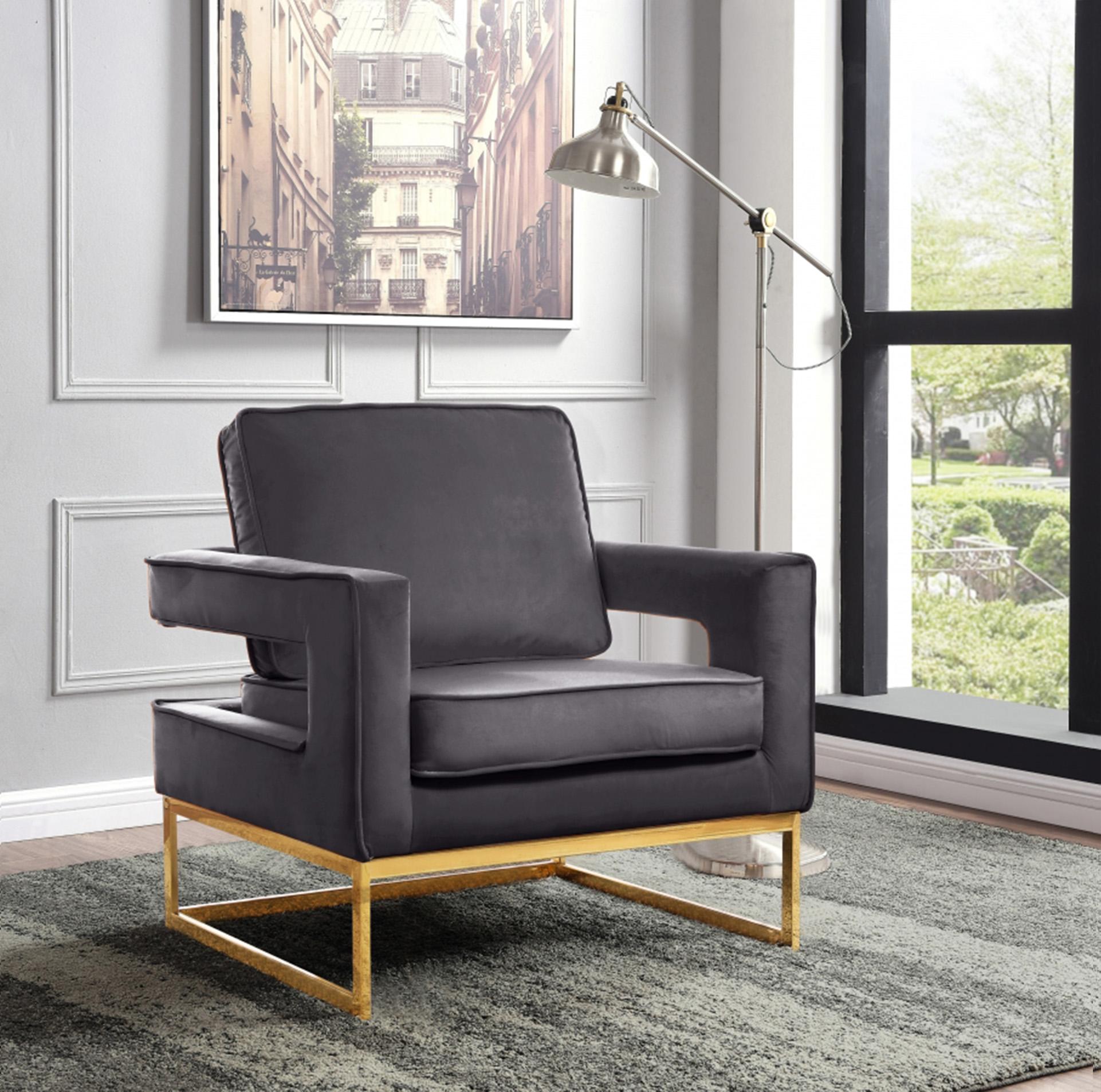 

    
Meridian Furniture Noah 511Grey-Set Accent Chair Set Gray/Gold 511Grey-Set-2
