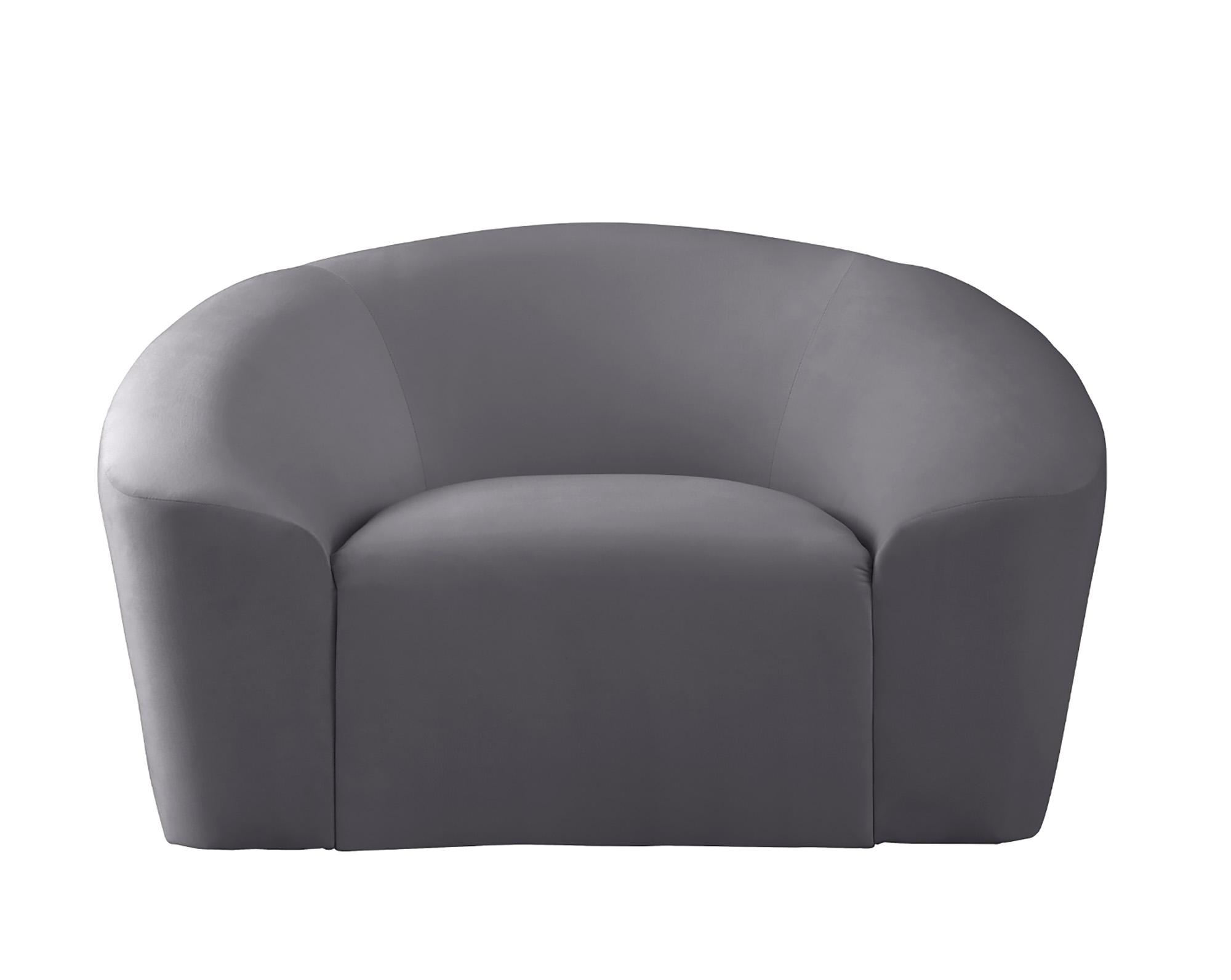

    
610Grey-C-Set-2 Grey Velvet Chair Set 2Pcs RILEY 610Grey-C Meridian Modern Contemporary

