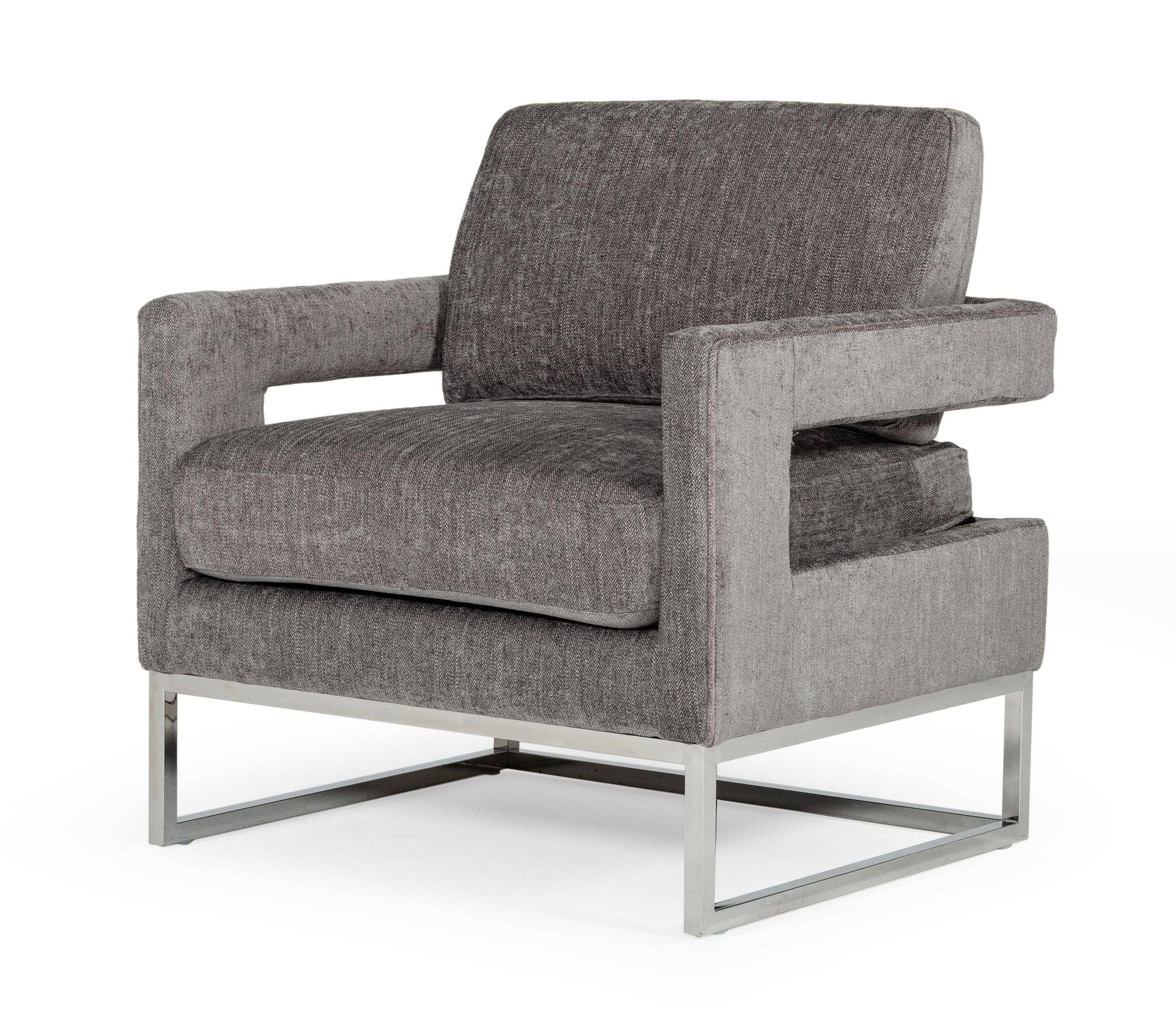 

    
VIG Furniture VGRHRHS-AC-201-GRY-Set-2 Arm Chair Set Chrome/Gray VGRHRHS-AC-201-GRY-Set-2
