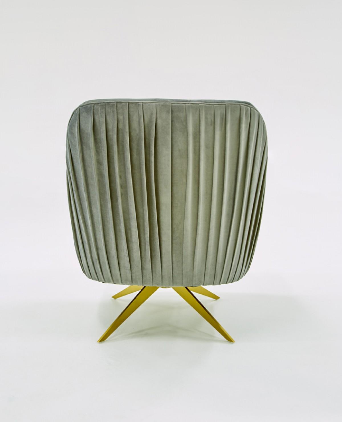 

    
Grey Velvet Swivel Accent Chair VIG Divani Casa Abigail Modern Contemporary
