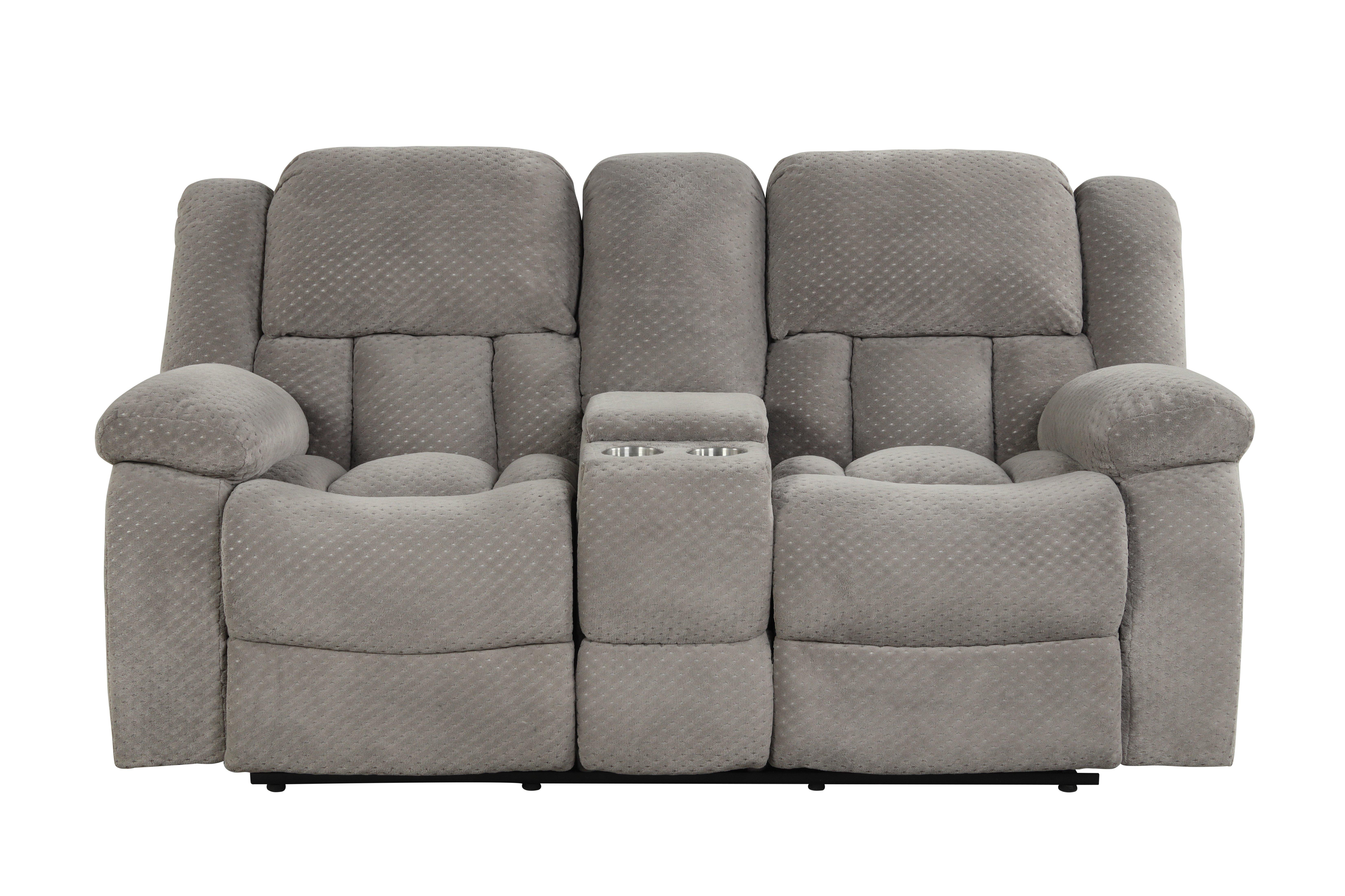 

        
Galaxy Home Furniture ARMADA Ice Gray Recliner Sofa Set Gray Chenille 659436228009
