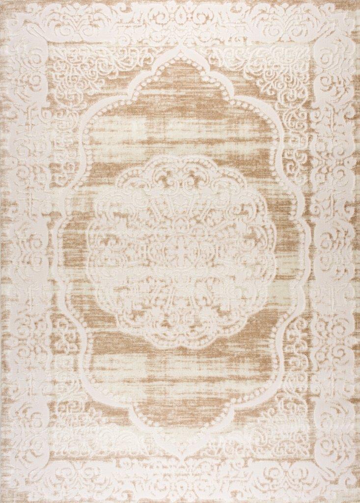 

    
Kailo Cream Medallion Area Rug 5x8 by Art Carpet
