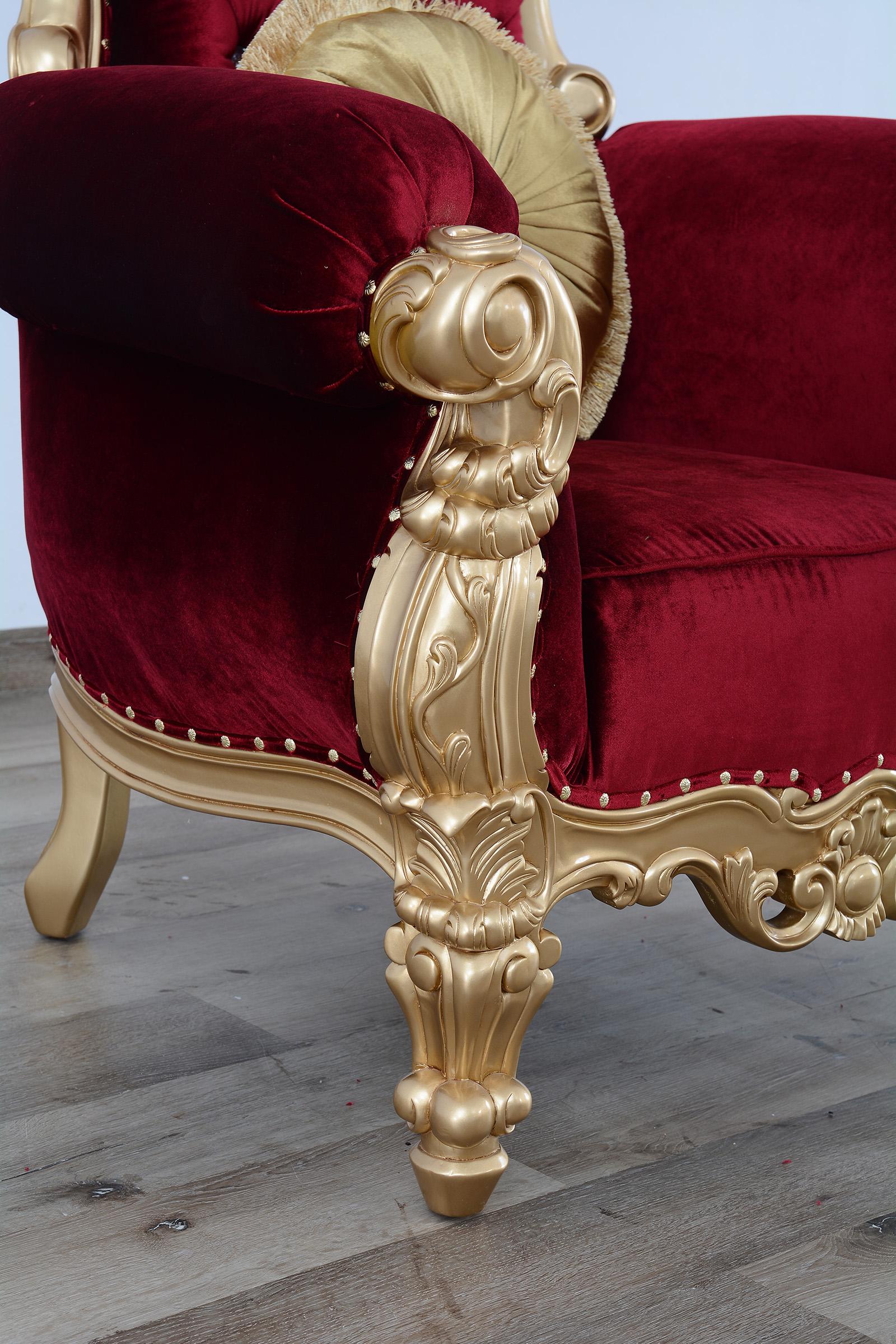 

    
35095 Luxury Burgundy Velvet High Back Chair Set 2 Pcs QUEEN ELIZABETH EUROPEAN FURNITURE
