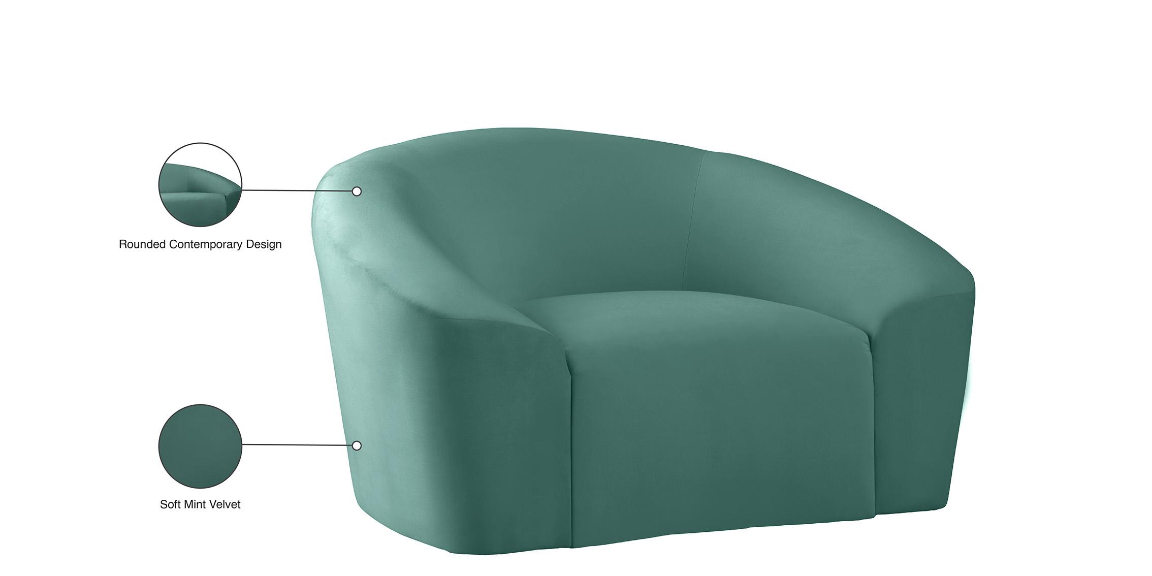

    
 Order  Mint Velvet Chair Set 2Pcs RILEY 610Mint-C Meridian Modern Contemporary
