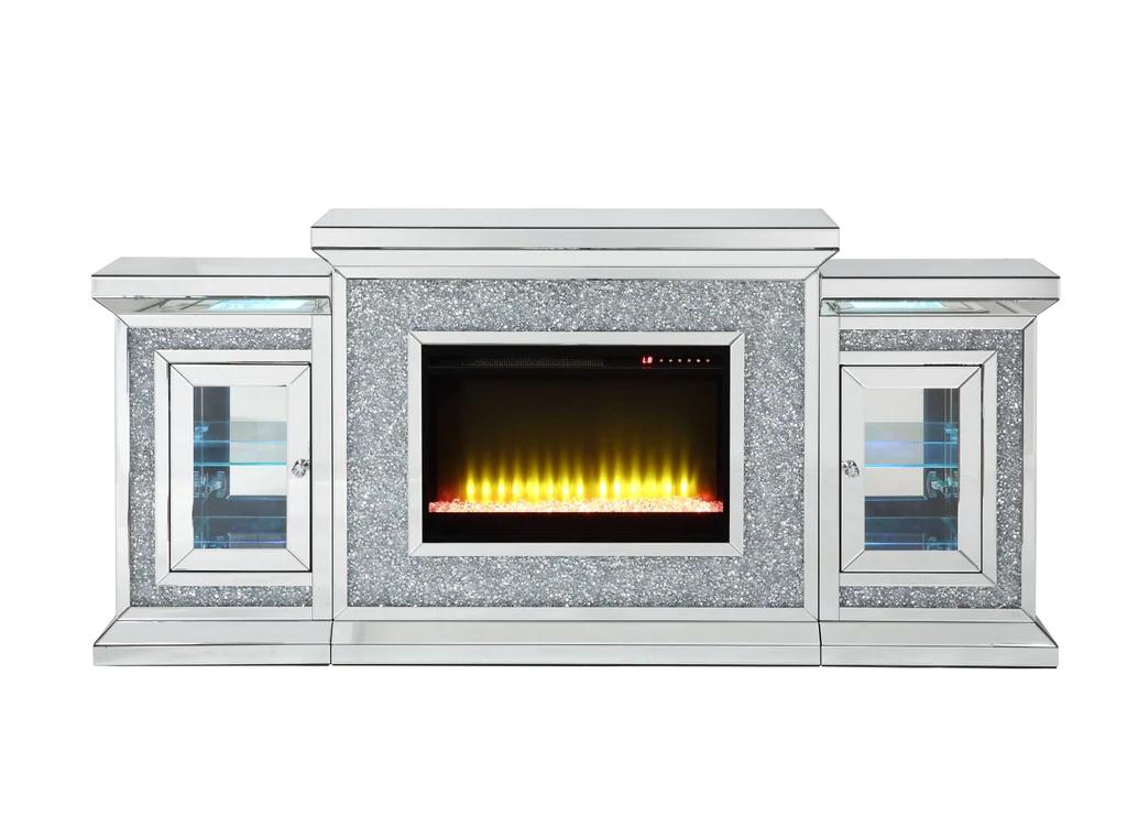 

                    
Acme Furniture Noralie Fireplace Mirrored  Purchase 
