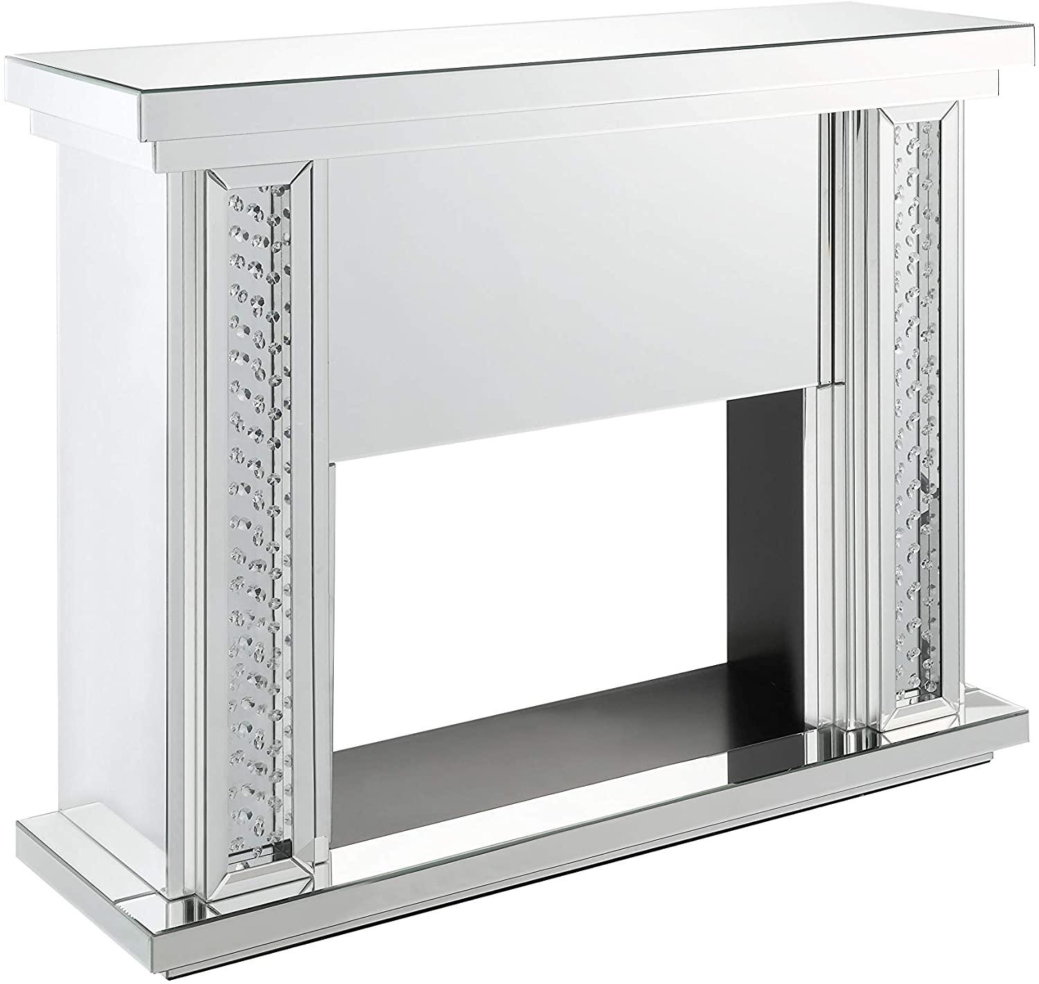 Modern Fireplace Nysa 90254 in Mirrored 