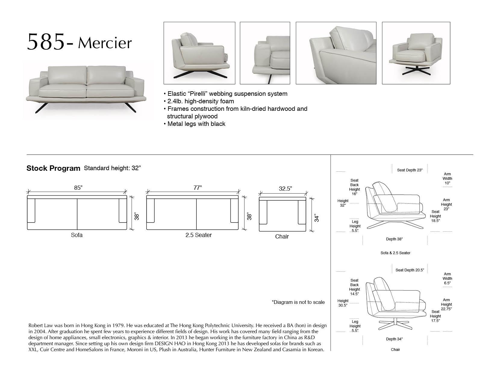 

    
Mercier 585 Swivel Chair

