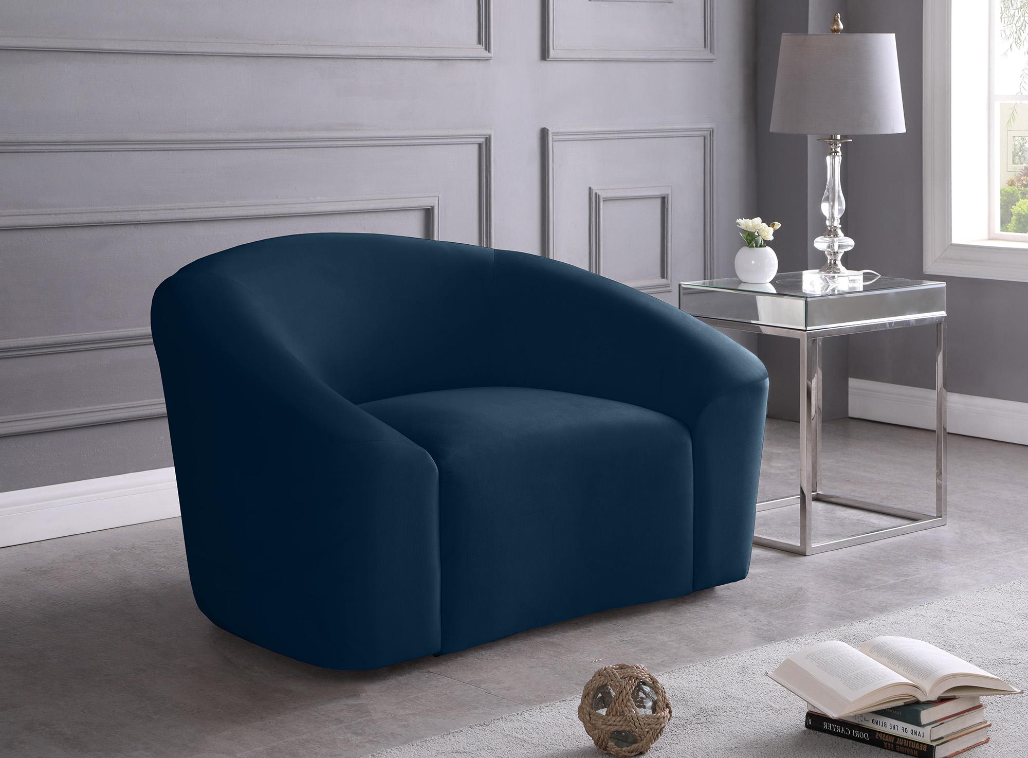 

        
Meridian Furniture RILEY 610Navy-C-Set-2 Arm Chair Set Navy Velvet 704831408836
