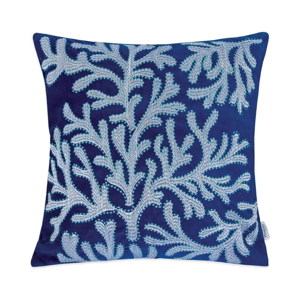 Contemporary Accent Pillow PL8079-2PK Dolly PL8079-2PK in Blue 