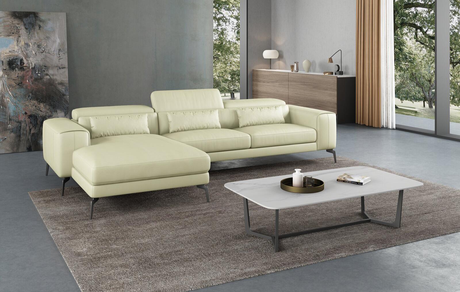 

                    
EUROPEAN FURNITURE CAVOUR 4 Seater Sectional Sofa Off-White Leather Purchase 

