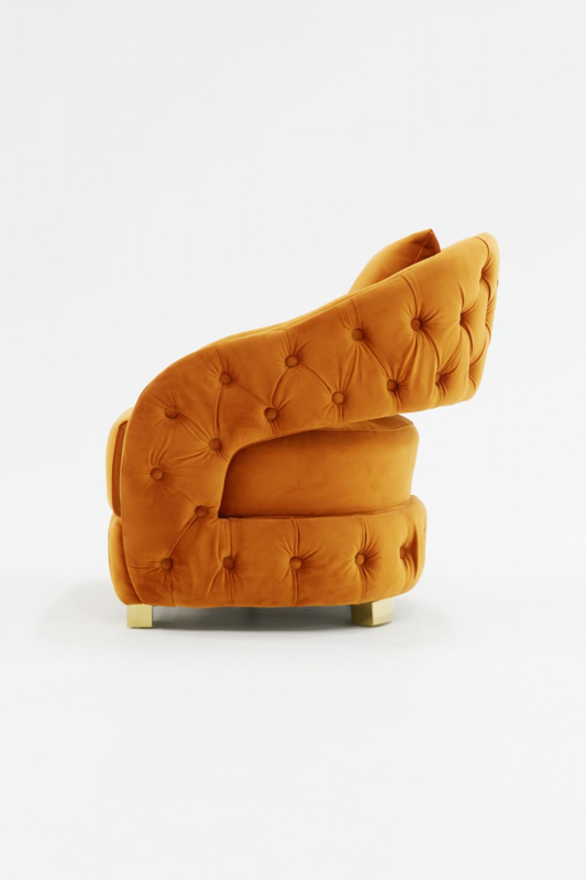 

    
Orange Velvet Accent Chair VIG Divani Casa Duarte Modern Contemporary
