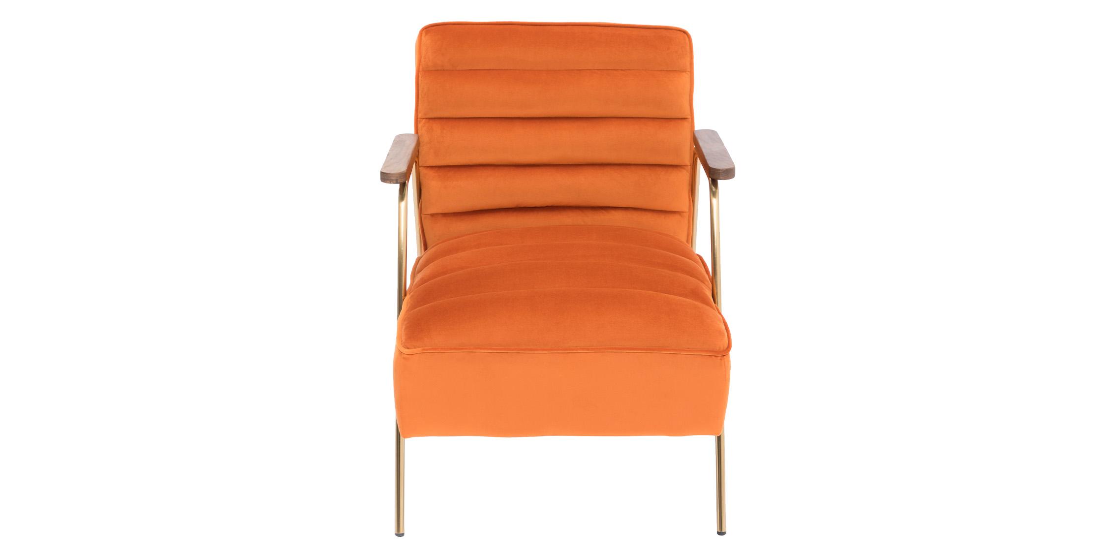 

        
Meridian Furniture WOODFORD 521Orange Accent Chair Orange/Gold Fabric 753359807386
