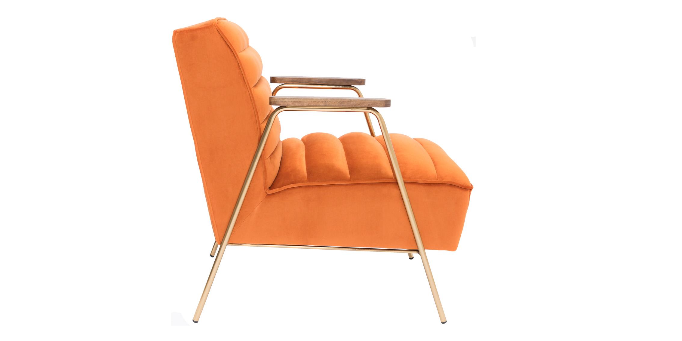 

    
Meridian Furniture WOODFORD 521Orange Accent Chair Orange/Gold 521Orange
