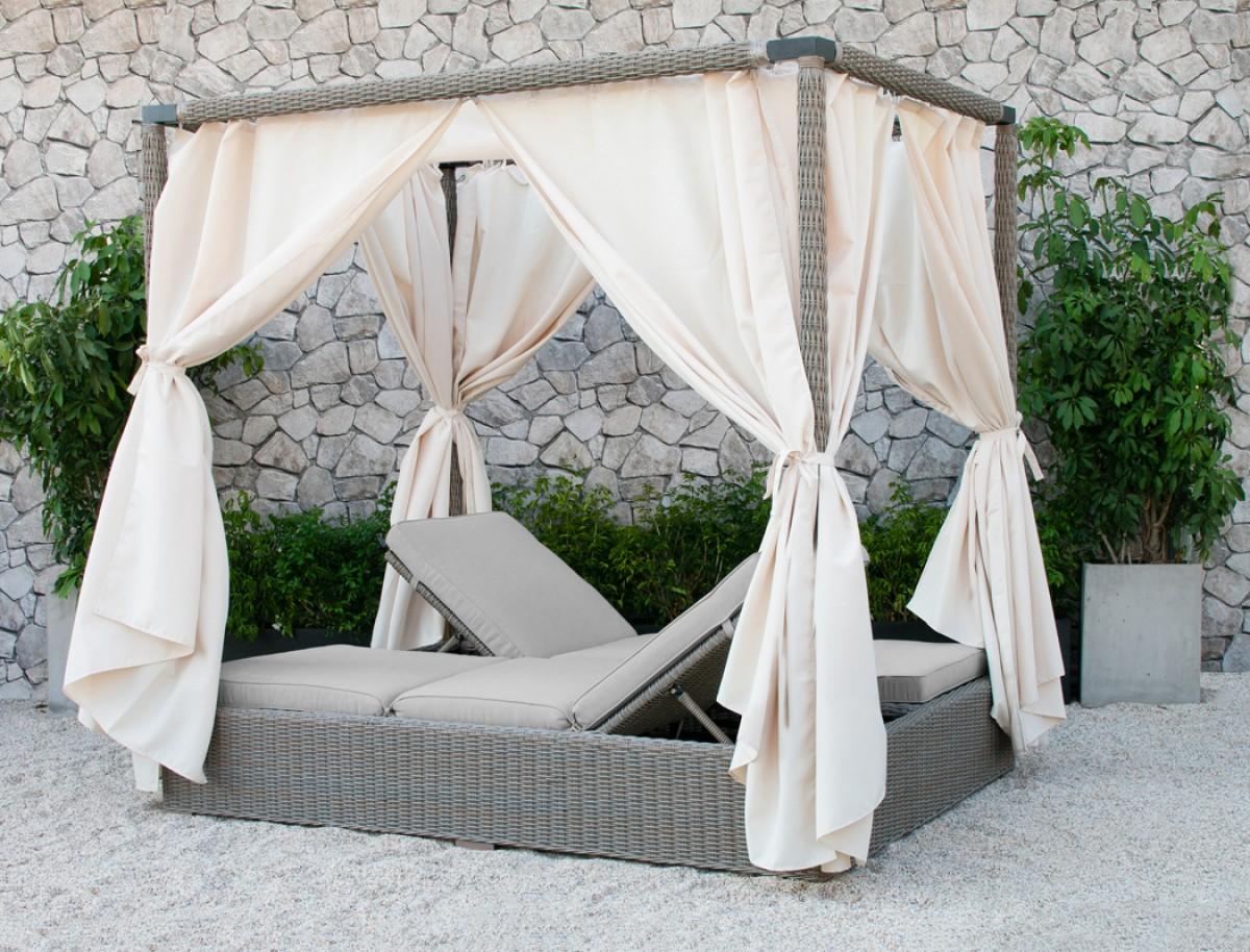 VIG Furniture Renava Marin Outdoor Outdoor Canopy Sunbed