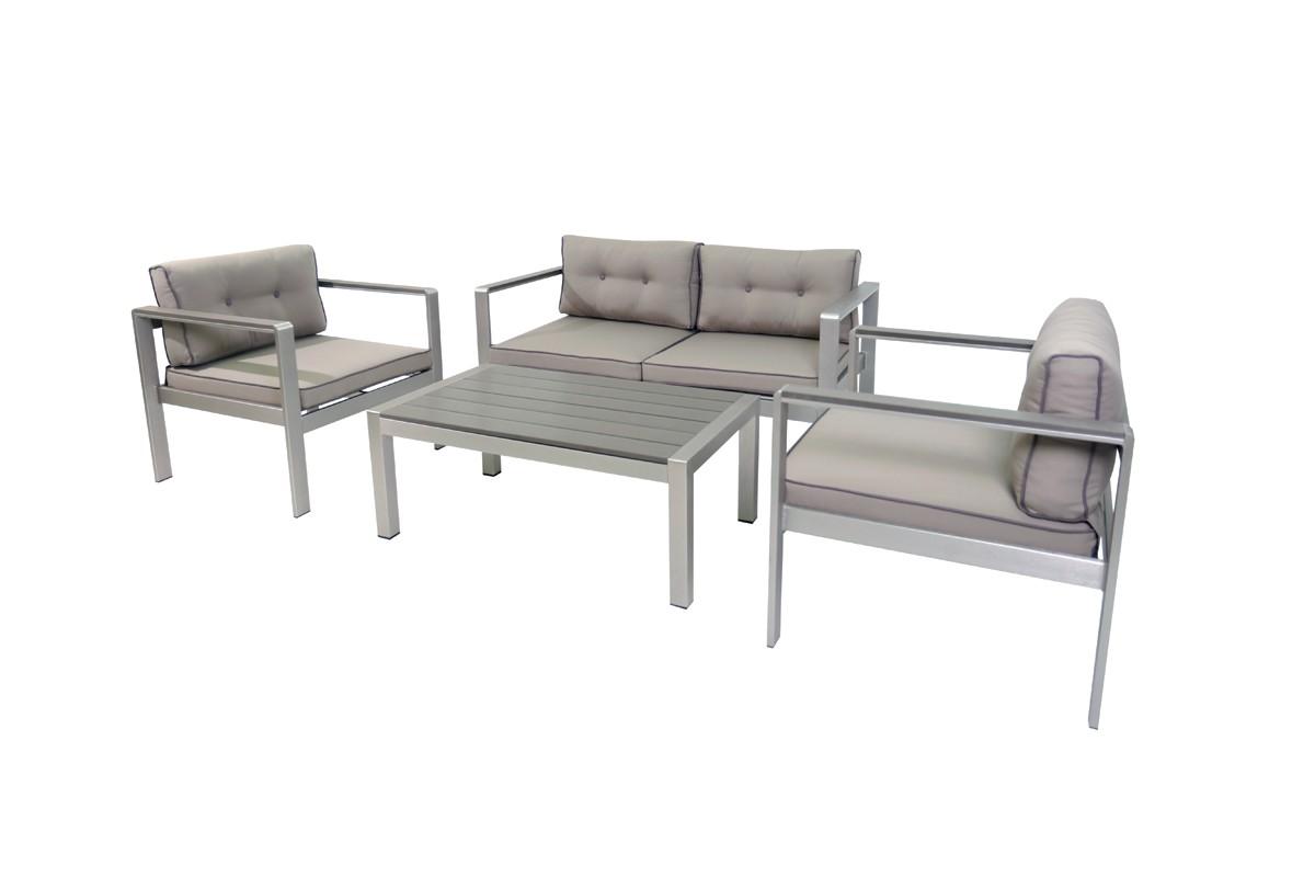 

    
 Shop  Outdoor Grey Weatherproof Fabric Sofa Set 4 Pcs VIG Renava Baja Modern
