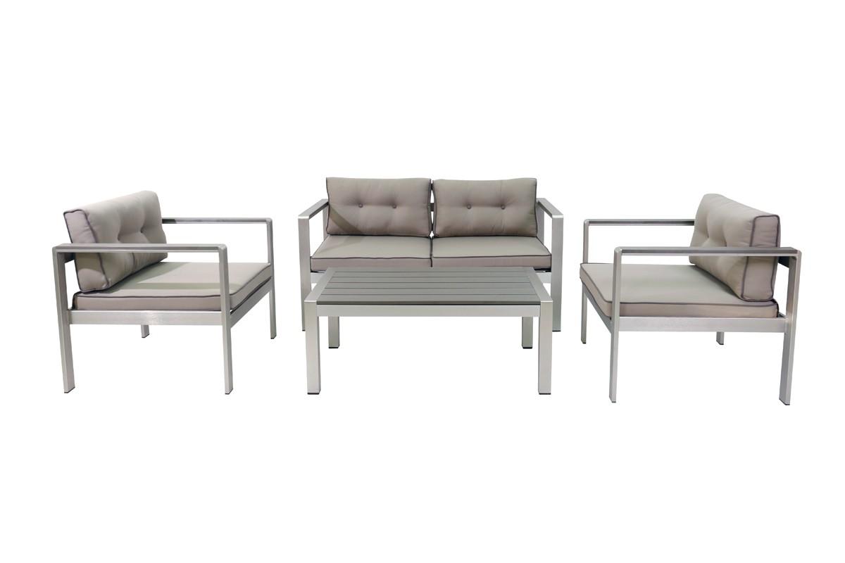 

    
 Photo  Outdoor Grey Weatherproof Fabric Sofa Set 4 Pcs VIG Renava Baja Modern
