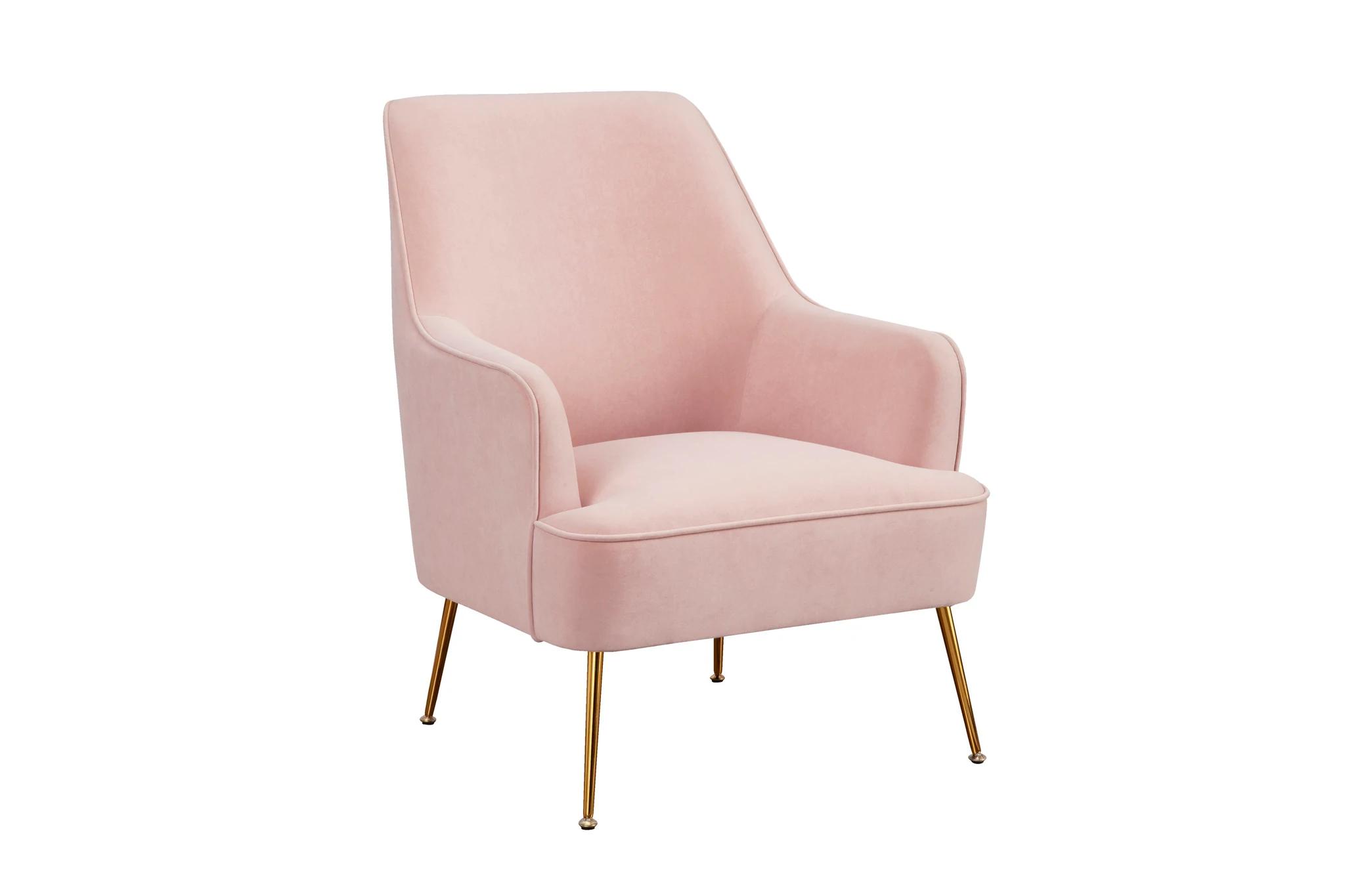 

        
Alpine Furniture REBECCA Arm Chair Set Pink Fabric 840108501579
