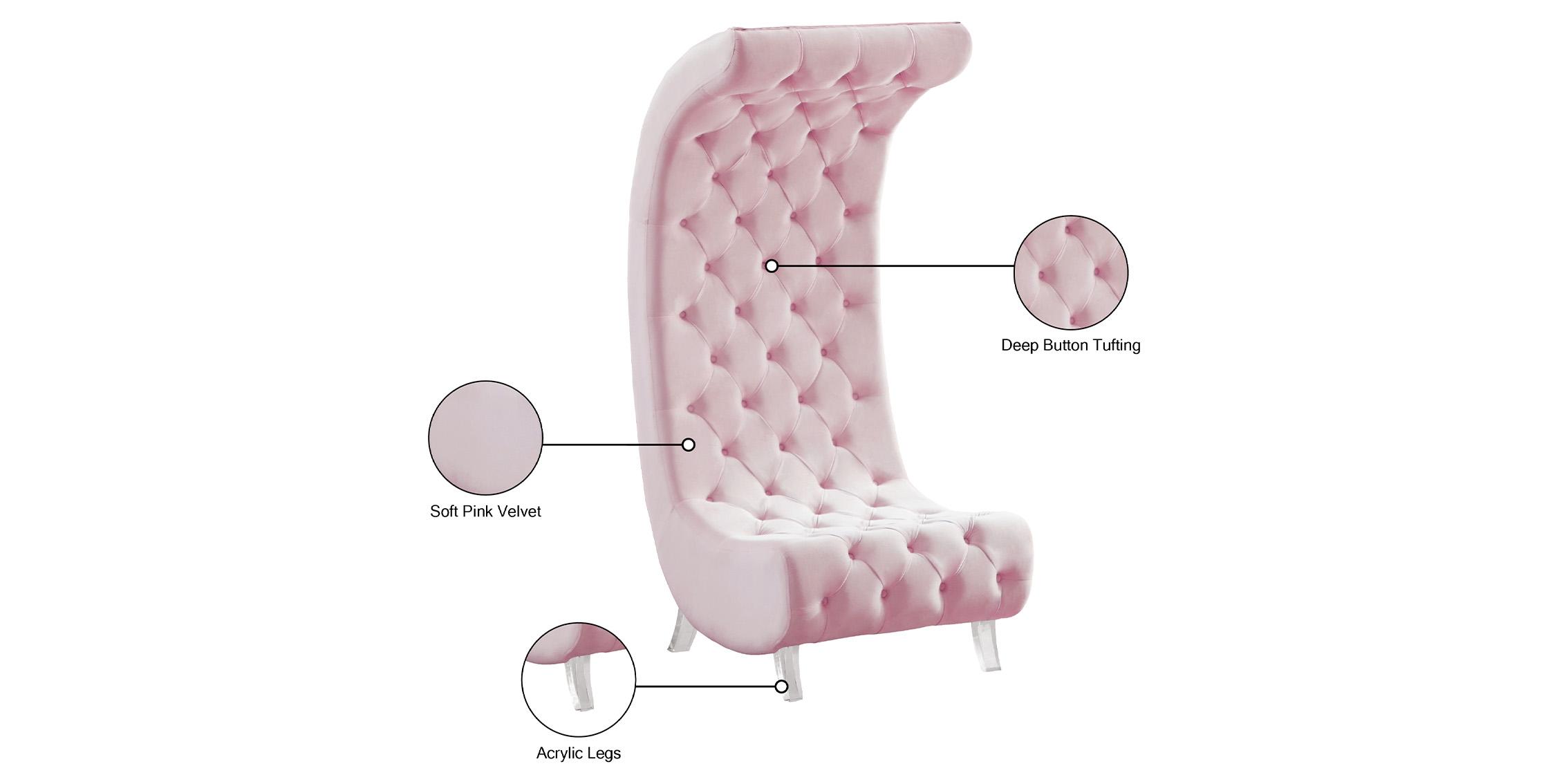 

    
568Pink-C Meridian Furniture Accent Chair
