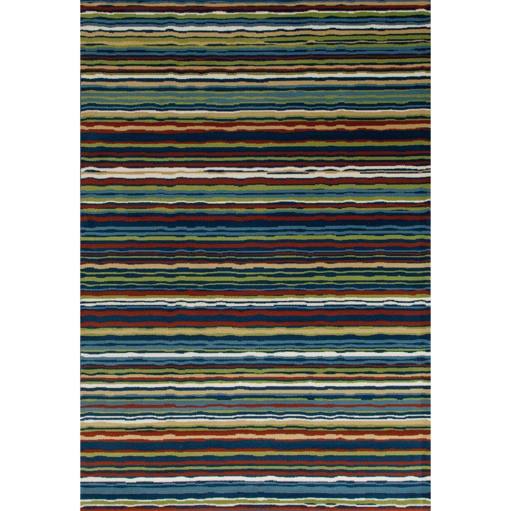 Contemporary Area Rug Searcy Wavy OJARO0000123 in multicolor 