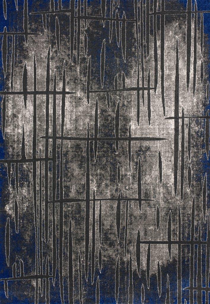

    
Tortola Gray and Black Abstract Area Rug 5x8 by Art Carpet
