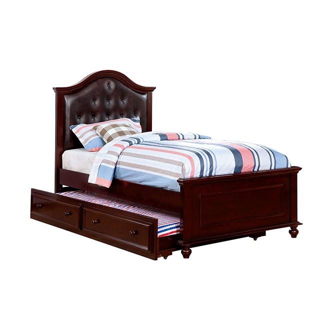 

    
Traditional Dark Walnut Solid Wood Full Size Bed w/ Trundle Furniture of America Olivia CM7155EX-F-2PCS

