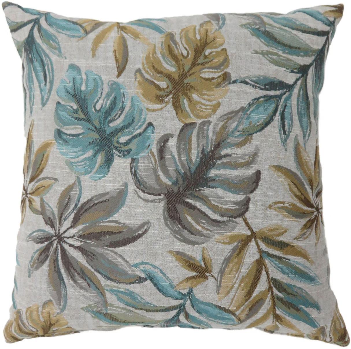 Transitional Throw Pillow PL6027BL-S Dora PL6027BL-S in Blue 