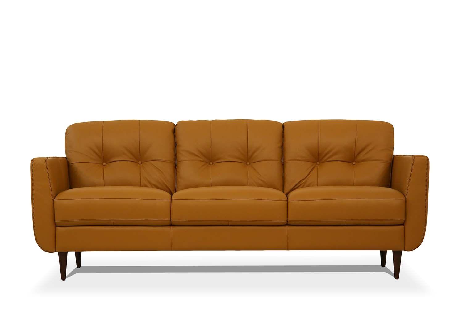 

    
Transitional Camel Leather Sofa by Acme Radwan 54955
