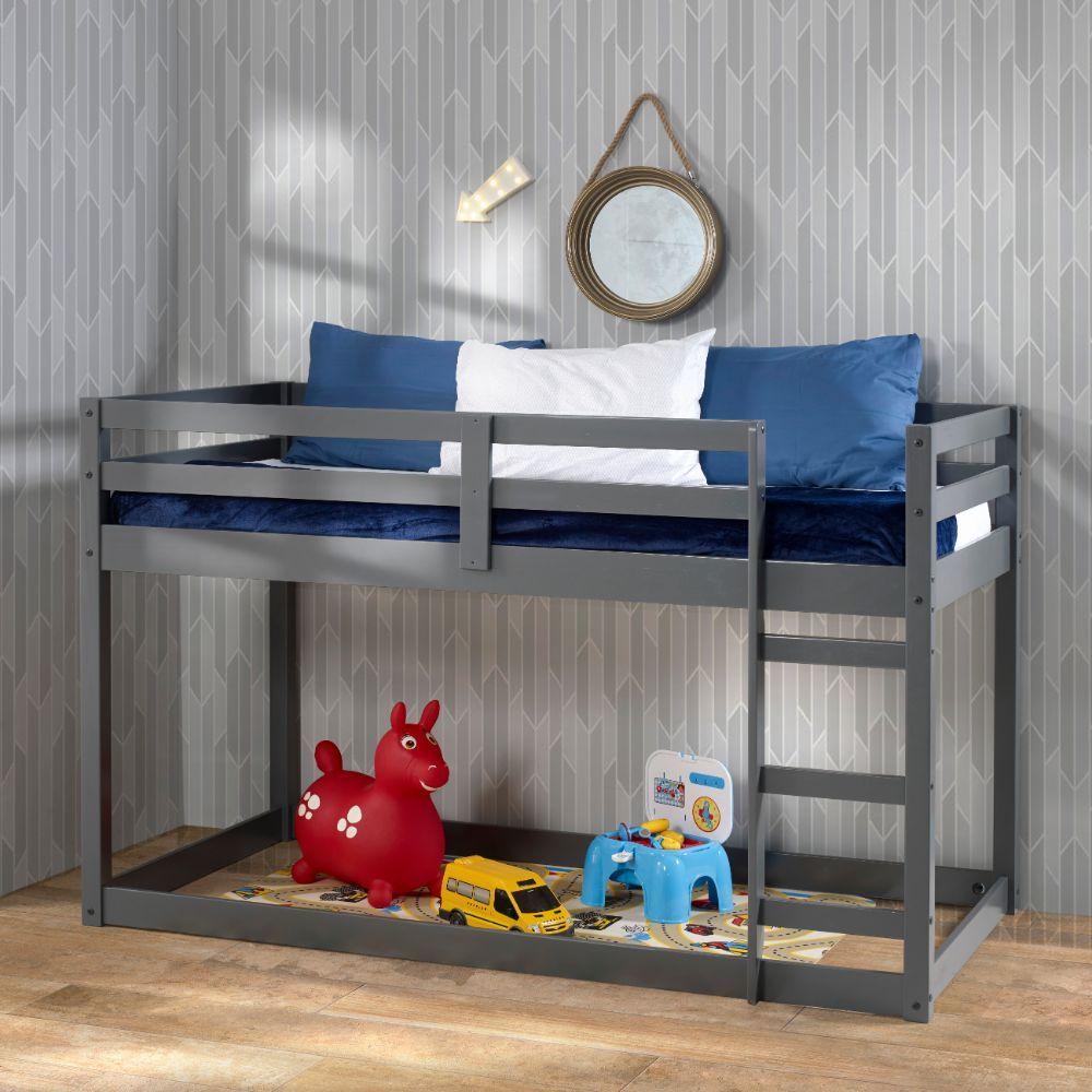 

    
Acme Furniture Gaston Kids Bed Gray 38180
