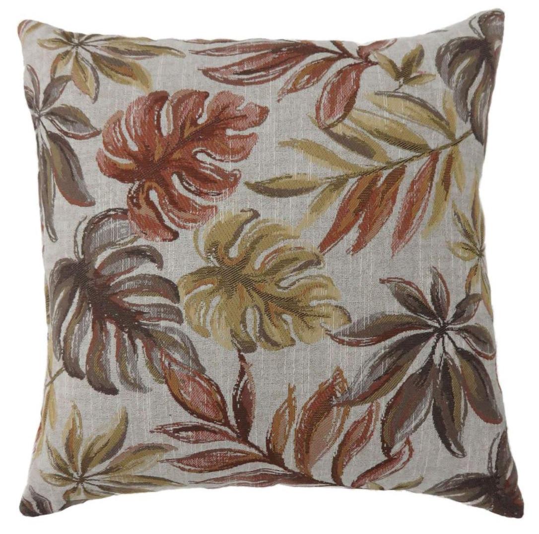 Transitional Throw Pillow PL6027RD-S Dora PL6027RD-S in Red 