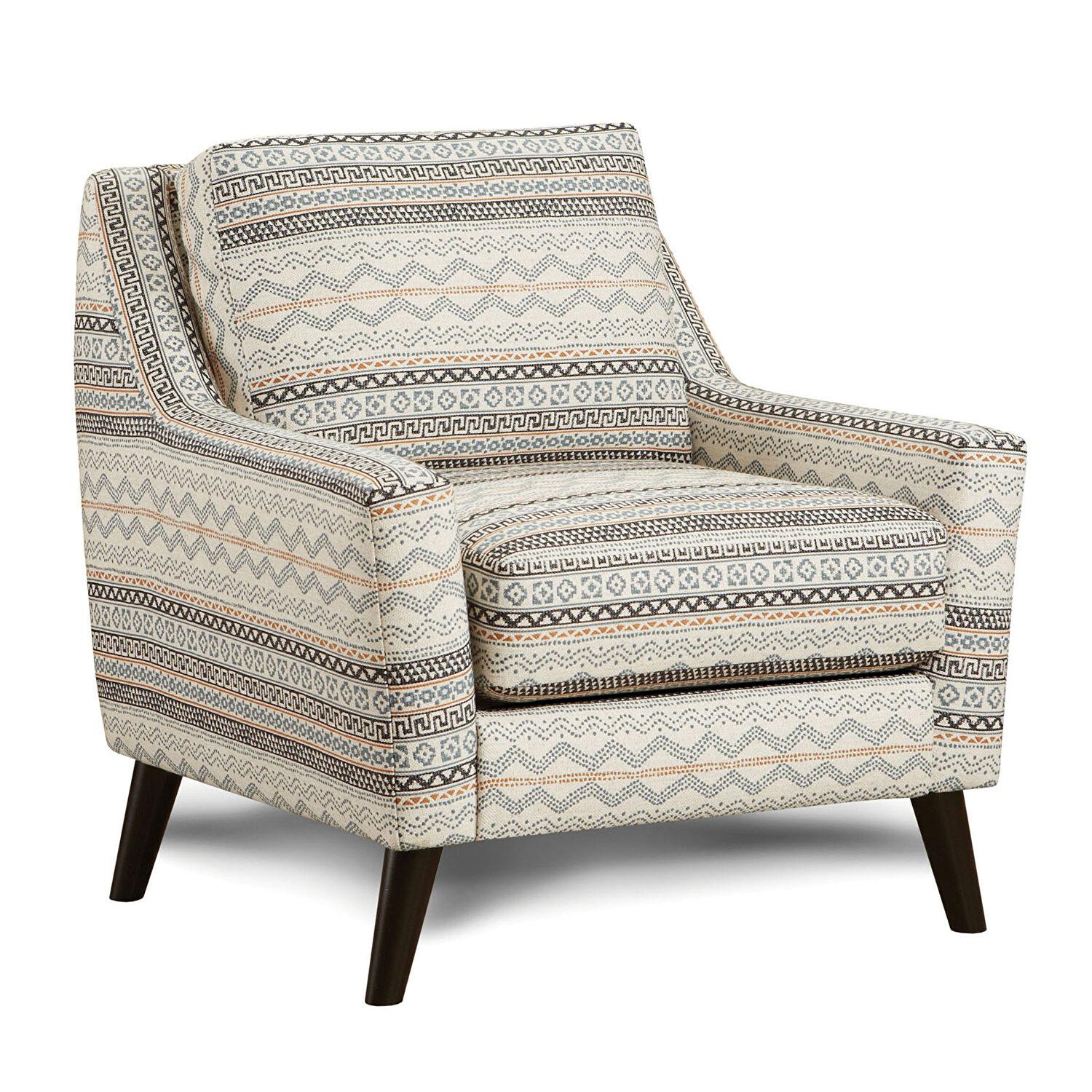 Transitional Arm Chair SM8186-CH-PT Eastleigh SM8186-CH-PT in Multi Chenille