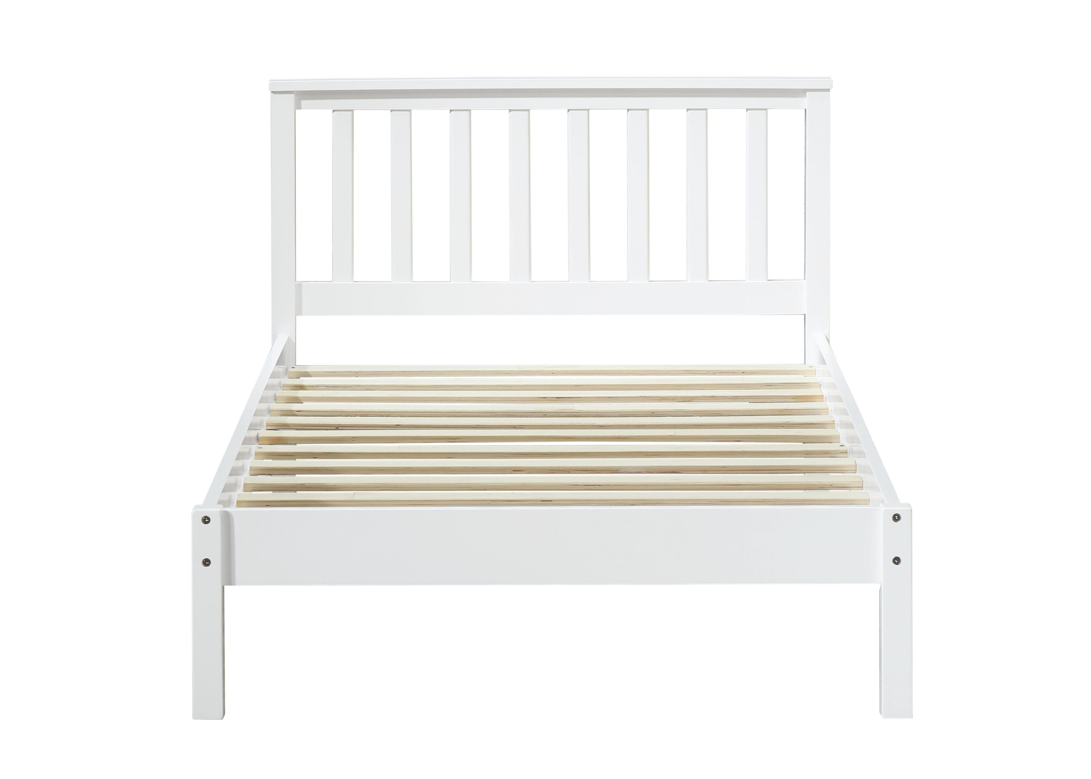 Transitional Twin bed Freya 37152 in White 
