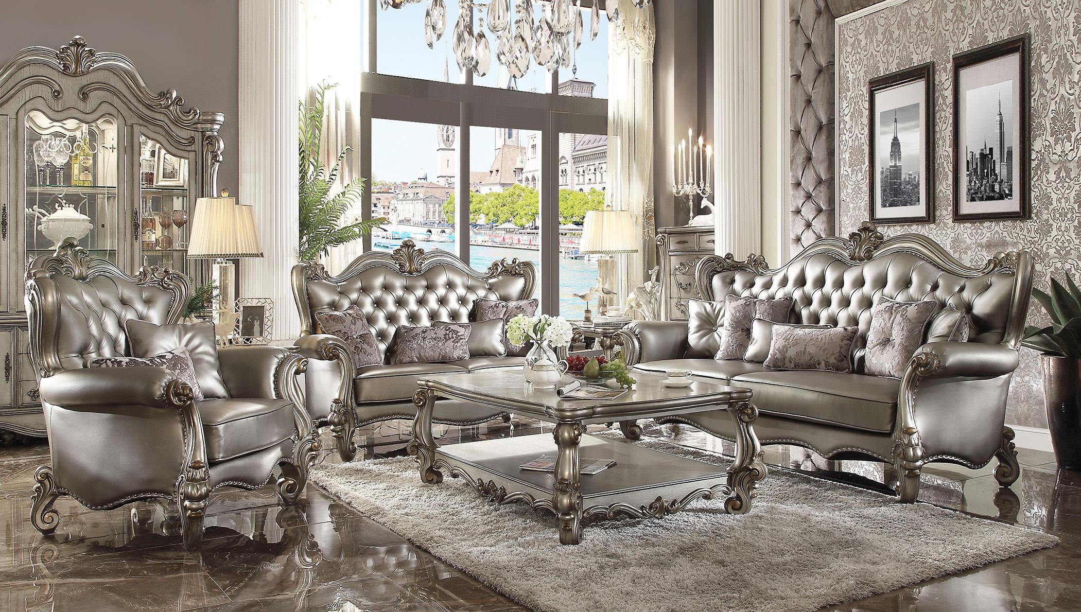 

    
Acme Furniture Versailles-56822 Armchair Platinum/Antique/Silver Versailles-56822
